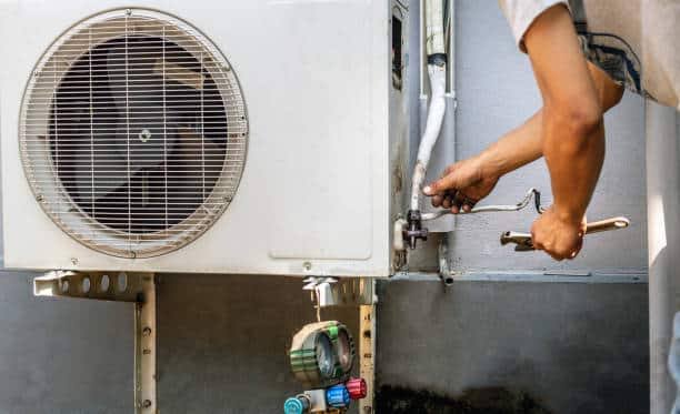 air conditioner drain line inside house