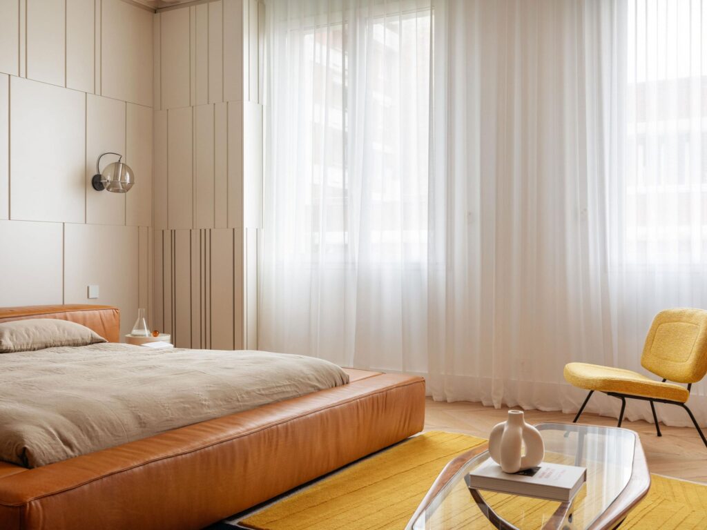 should curtains touch the floor