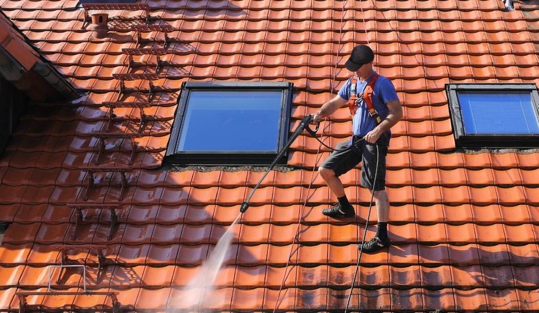 tile roof cleaning
