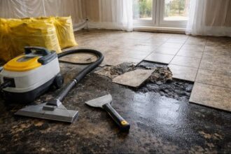 asbestos floor tile