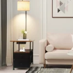 floor lamp with table