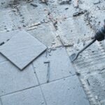how to remove tile floor