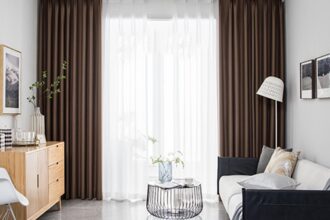 room darkening curtains