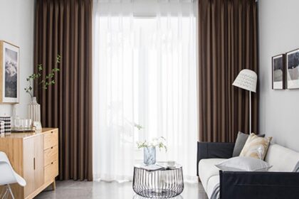 room darkening curtains