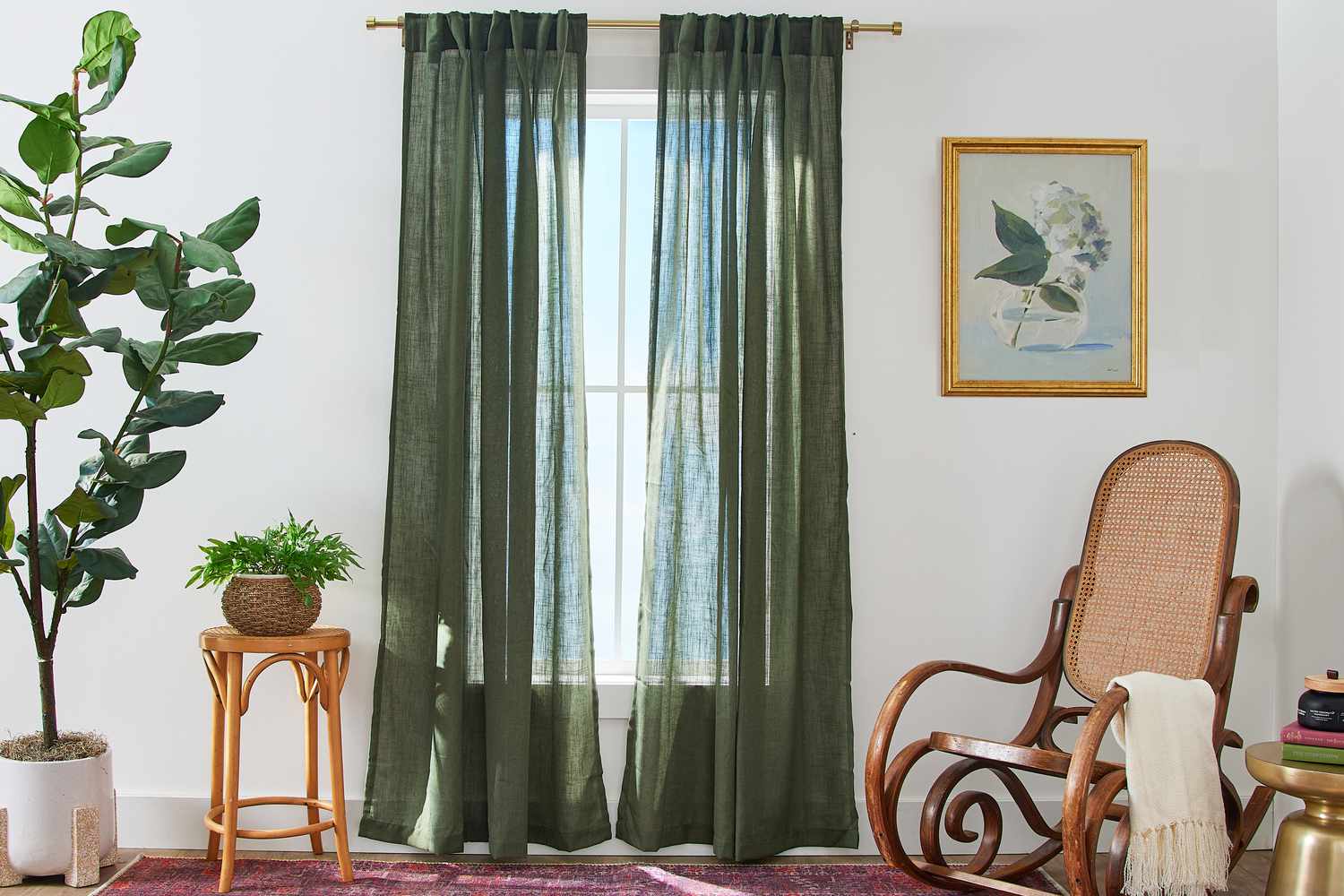 should curtains touch the floor