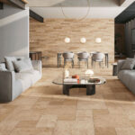 travertine floor tile