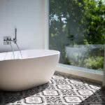 waterproof peel and stick floor tile